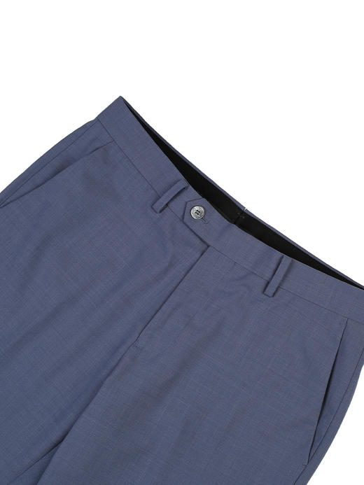 callisto浅蓝绵羊毛混纺西裤ARBWP003C 商品图1