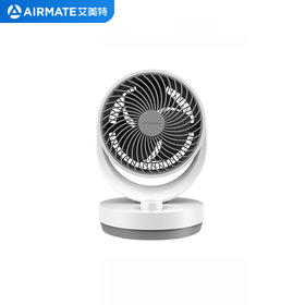 艾美特（AIRMATE） 空气循环扇家用节能小型台式迷你小风扇桌面涡轮循环对流电风扇白色 机械旋钮款CA15-X28