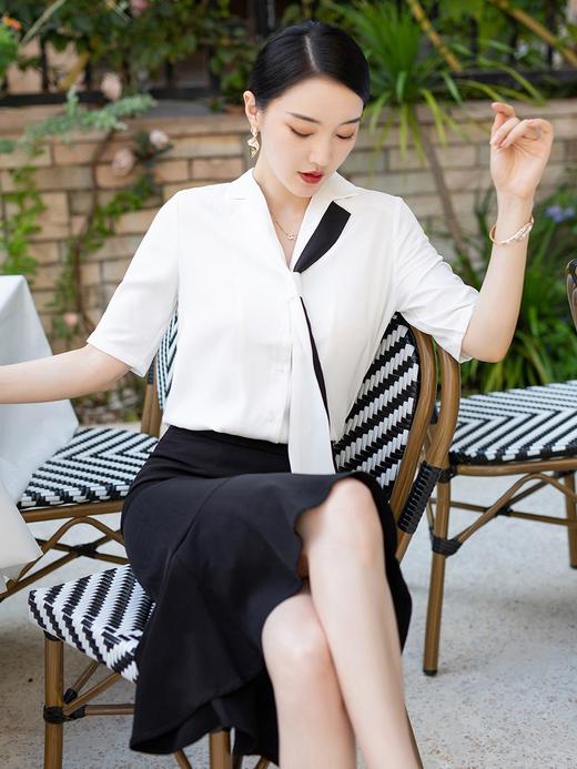 秒杀89元！ 白色短袖职业套装衬衫 商品图0