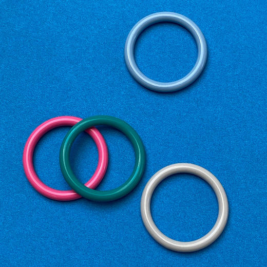 订购6周到｜LULU Copenhagen-Color Ring-彩圈 淡蓝色 戒指［丹麦设计师］ 商品图3