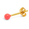 北京仓｜LULU Copenhagen-Color Ball-彩珠 橘橙 耳钉 (单只)［丹麦设计师］ 商品缩略图0