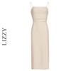 LIZZY 优雅气质名媛风修身显瘦开叉吊带裙打底单穿连衣裙7800 商品缩略图4