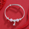 子佩集S990银【护花铃】童镯【A034084】2304 商品缩略图2