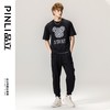 PINLI品立春季新款小熊烫钻短袖T恤男士圆领体恤BG231111013 商品缩略图2