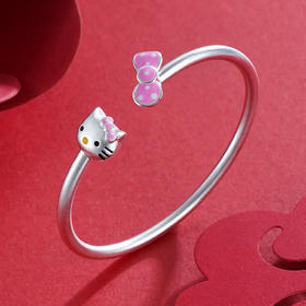 子佩集S990银KT猫童镯【MY000014-2】2304