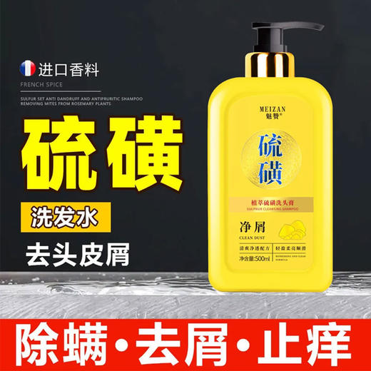 硫磺洗发水去屑止痒控油去油蓬松持久留香洗发液男女生洗发露 商品图2