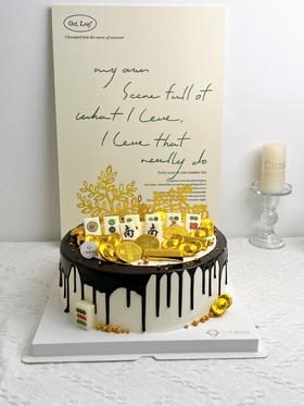 男士蛋糕 - 麻将款