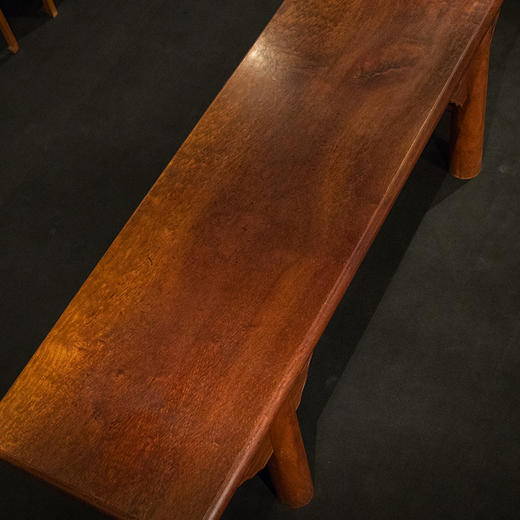 王世襄题铭 花梨木活拆一块玉云纹大案 商品图2