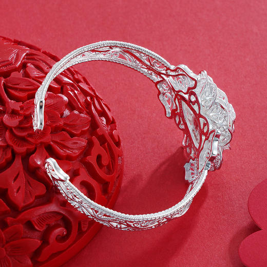 子佩集S990银天染琼瑶手镯【MEXSZ】花丝2304 商品图6
