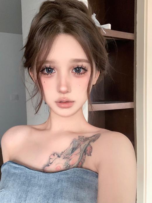 【月抛大直径】GURUUCON-秋水一泓-14.5mm【月抛 0-800度 无525/575】 商品图5