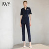 IWY/短袖西装套装女夏季新款高级感气质减龄西服套裤两件套职业装232021C1P1 商品缩略图0
