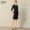IWY/新款时尚高端职业装连衣裙设计感收腰裙气质主持人商务宴会礼服231028Q1 商品缩略图1