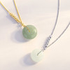 【平安扣】S925银14K色绿玉髓项链【JHY-N000397X】 商品缩略图1