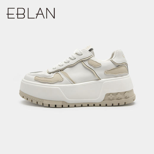 EBLAN 秋季舒适休闲小白鞋板鞋B23421808 商品图3