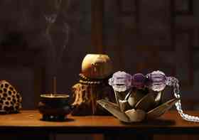 水晶金刚杵挂件