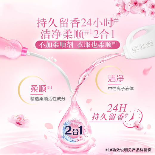 生机森林英国进口樱花香氛洗衣液 商品图1