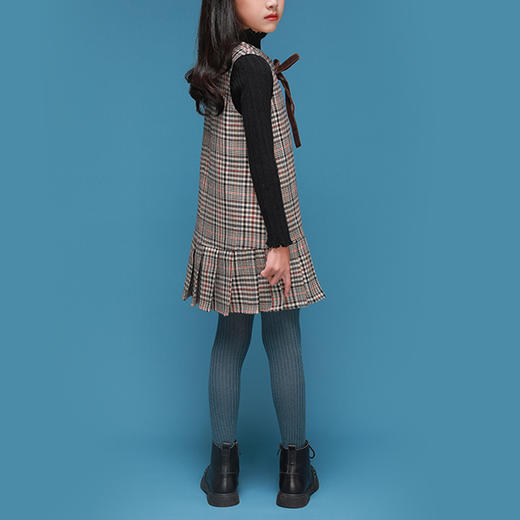 裁缝学苑TG86 毛呢背心裙纸样儿童服装女童样衣服童装打版裁剪图 商品图2