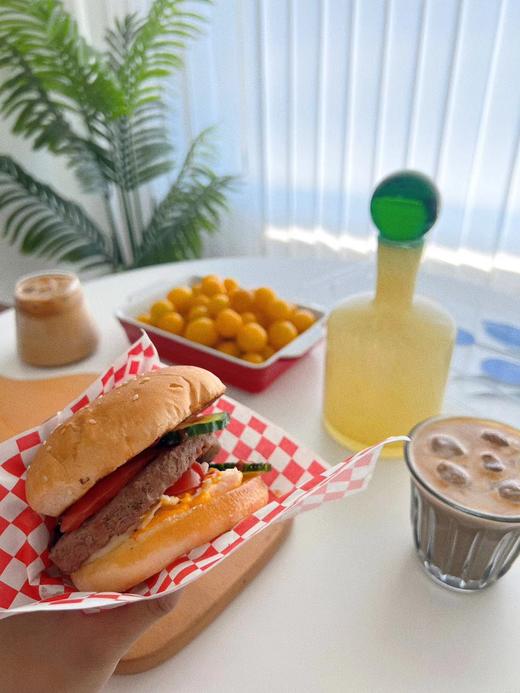 和牛牛肉饼【纯和牛无淀粉】澳洲纯和牛汉堡肉饼 买10赠1到手11片/1100g 可做汉堡可做肉馅可做肉酱 商品图6