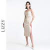 LIZZY 优雅气质名媛风修身显瘦开叉吊带裙打底单穿连衣裙7800 商品缩略图1