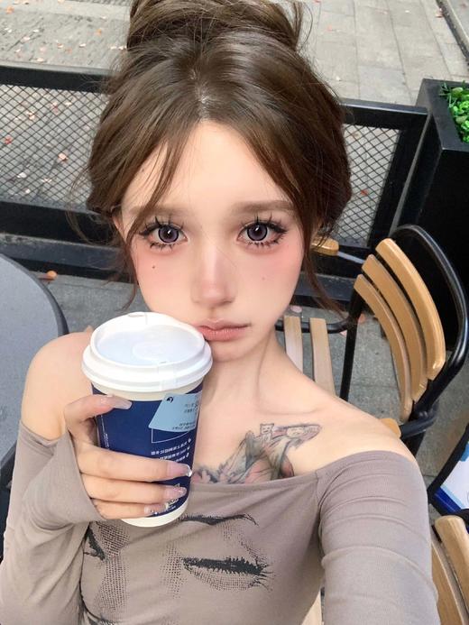 【月抛大直径】GURUUCON-藏匿星星-14.5mm【月抛 0-800度 无525/575】 商品图10