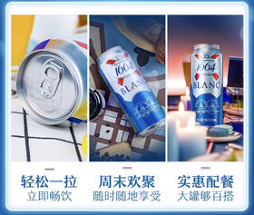 kronenbourg 1664白 啤酒500ml*12听 整箱装（新老包装随机发货）