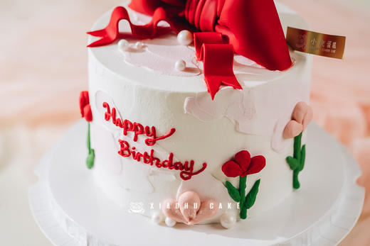 蝴蝶结郁金香蛋糕 商品图4