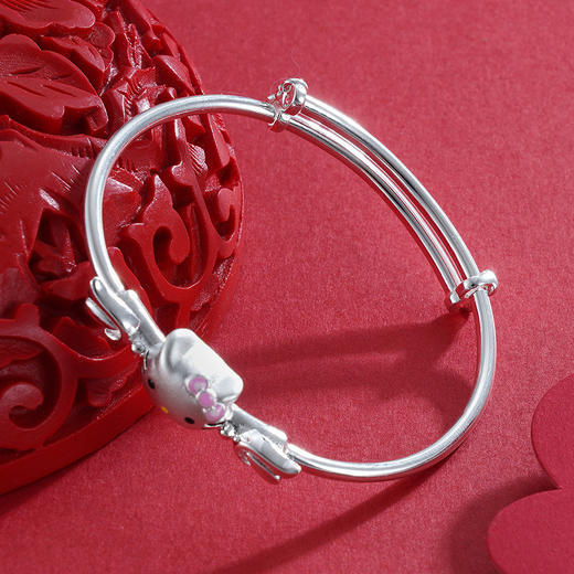 子佩集S990银天使KT猫童镯【MY-SY-001】2304 商品图6