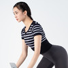 跃牌【化蝶双飞】系列无缝撞色条纹裸感紧身短袖瑜伽服MS1055 (不带胸垫） 商品缩略图8