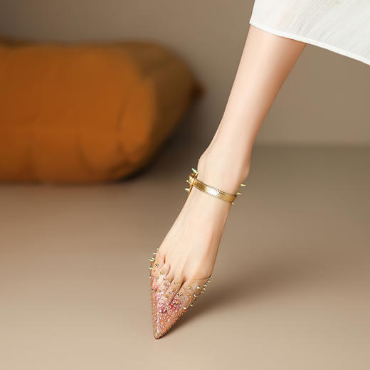 时尚性感，舒适超软女人亮片水钻凉鞋ZYY-A412 商品图3