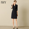 IWY/新款时尚高端职业装连衣裙设计感收腰裙气质主持人商务宴会礼服231028Q1 商品缩略图4