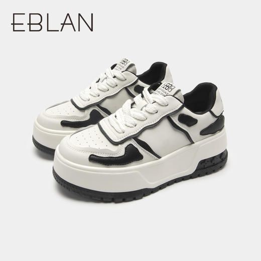 EBLAN 秋季舒适休闲小白鞋板鞋B23421808 商品图4
