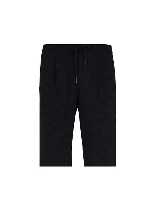 callisto藏青桑蚕丝混纺短裤 SSSPW053C 商品图0