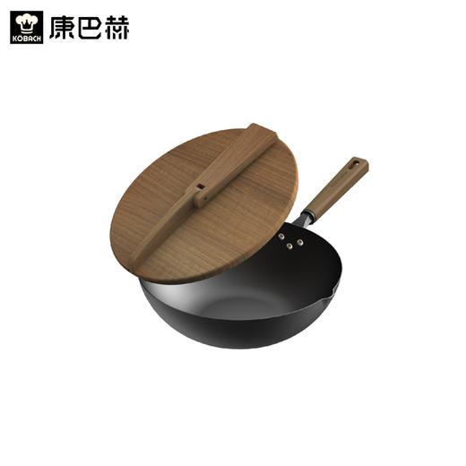 康巴赫双倍防锈轻量极铁炒锅32cm KGST-C32 商品图0