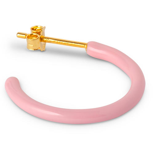 北京仓｜LULU Copenhagen-Color Hoop-彩圈 淡粉 耳环 (中号)［丹麦设计师］ 商品图4