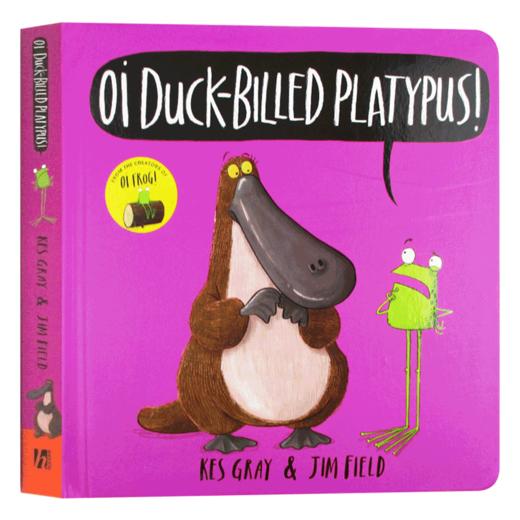 英文原版绘本 Oi Duck-billed Platypus Board Book 噢 鸭嘴兽纸板书 英文版 商品图0