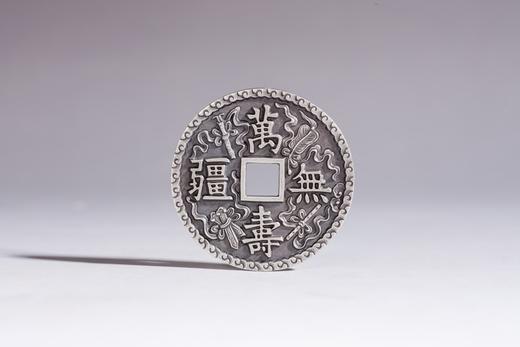 矩德泉坊 纯银手作   万寿无疆暗八仙（4.2厘米版）569 商品图0