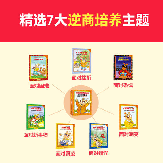 【3-6岁】《儿童逆商培养绘本超乐观的亚瑟（共7册）》 商品图2