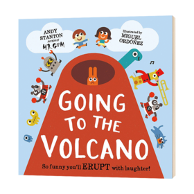 火山口之旅 英文原版绘本 Going to the Volcano 英文版儿童英语图画书 米格尔 Miguel Ordonez