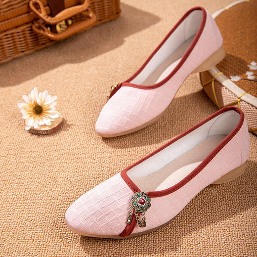 【含玉】老北京布鞋，民族风绣花鞋YX-008 商品图2