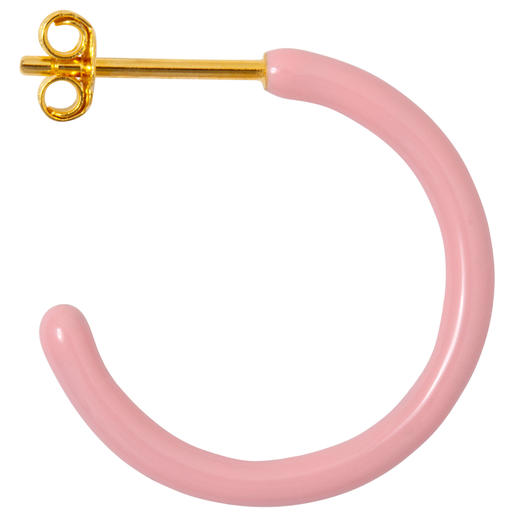 北京仓｜LULU Copenhagen-Color Hoop-彩圈 淡粉 耳环 (中号)［丹麦设计师］ 商品图3