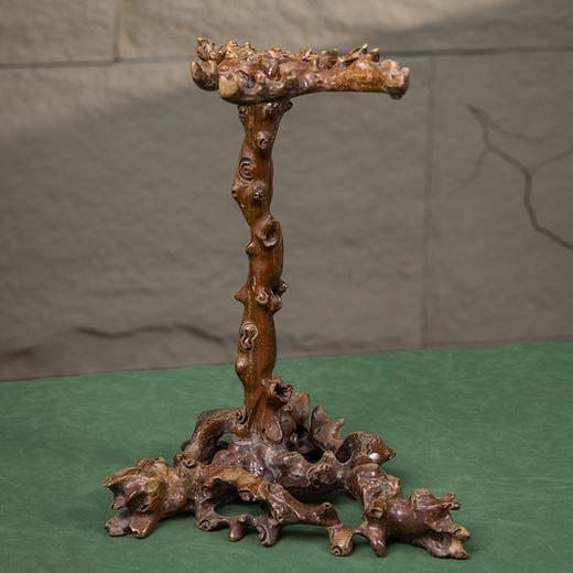 清 红木雕树形笔架 商品图4