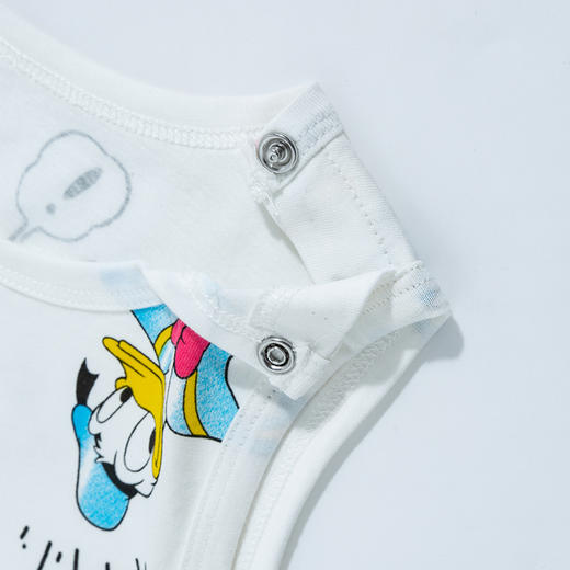 迪士尼童装 男童唐老鸭卡通背心T恤夏季新款俏皮印花短袖 商品图3