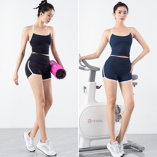 跃牌【化蝶双飞】系列拼色速干运动高腰提臀瑜伽裤TM0111 商品图6