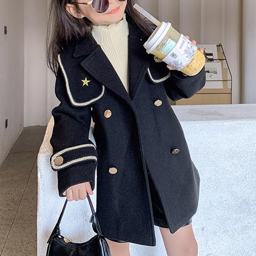 裁缝学苑TG81毛呢大衣纸样儿童外套童装棉衣女童服装秋冬打版裁剪 商品图5