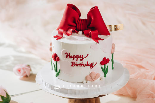 蝴蝶结郁金香蛋糕 商品图3