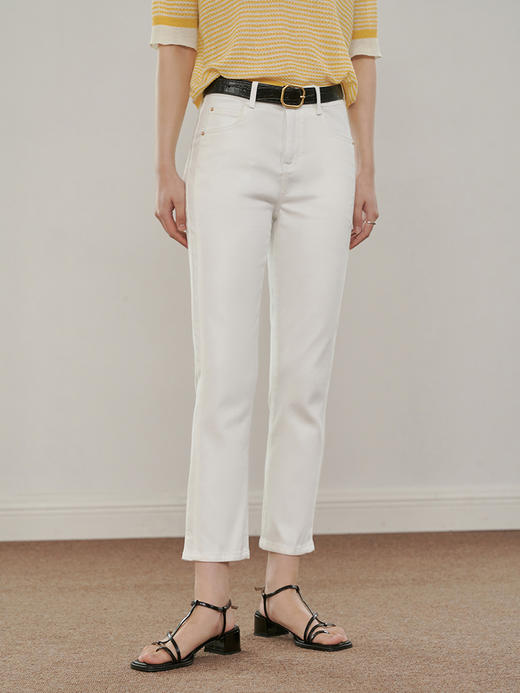 云朵牛仔系列 开叉锥形牛仔裤FB4365235 商品图1