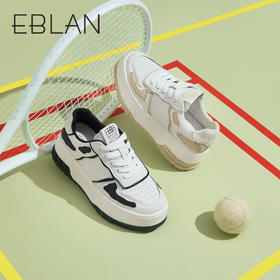 EBLAN 秋季舒适休闲小白鞋板鞋B23421808