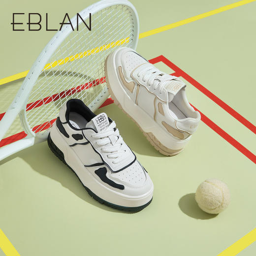 EBLAN 秋季舒适休闲小白鞋板鞋B23421808 商品图0