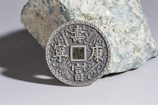 矩德泉坊 纯银手作   寿富康宁暗八仙（4.2厘米版）572 商品图3