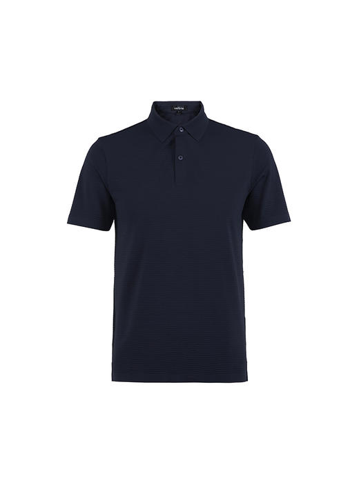 callisto深蓝色微泡肌理T恤 SSTSS140C 商品图3